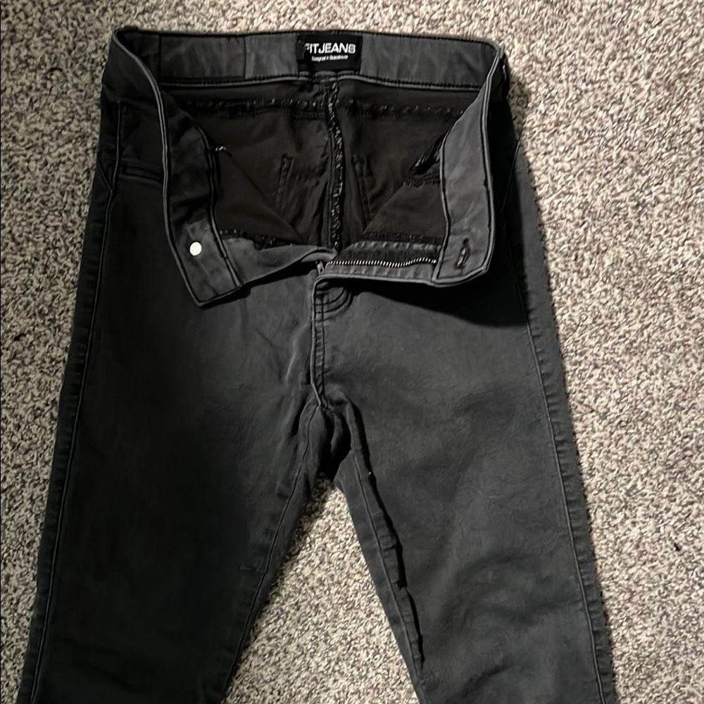 FIT JEANS Grey Denim